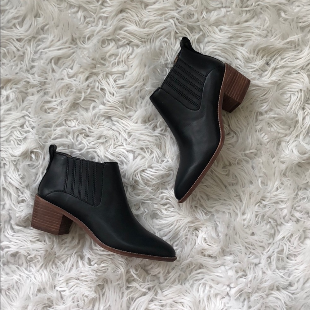 NEW • Madewell • Bonham Ankle Booties Black - Picture 4 of 6